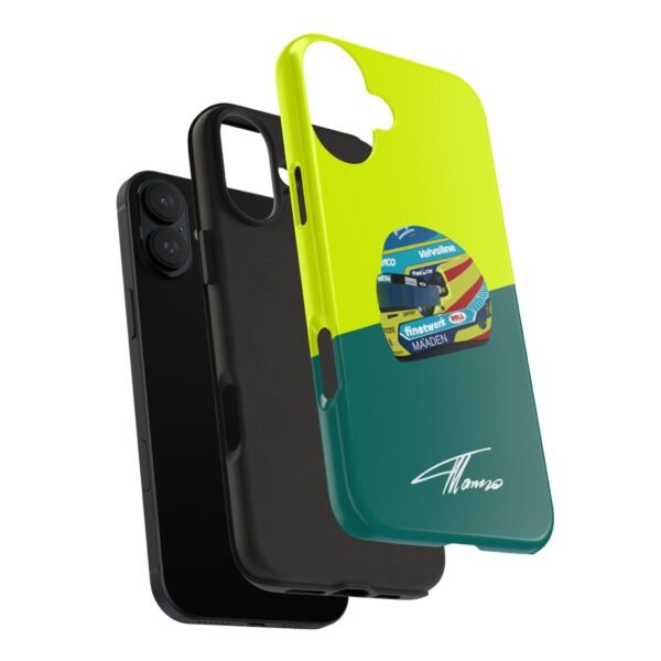 10097410139981588950_4096.jpeg Fernando Alonso F1 Helmet 2025 Phone Case