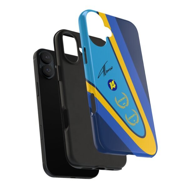 10182006082616079797_4096.jpeg Fernando Alonso Blue & Yellow F1 Champion Phone Case