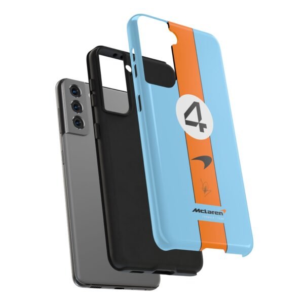 10254893147250494233_4096.jpeg NOR 4 Pastel Blue Orange F1 Phone Case