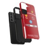 1046457148890923659_4096.jpeg Lewis Hamilton 2025 Ferrari Formula 1 Race suit inspired phone case for iPhone, Samsung Galaxy, and Google Pixel Devices