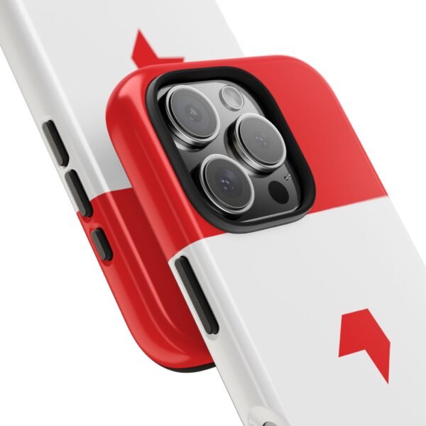 10496300833744592248_4096.jpeg Senna Retro Red White Phone Case