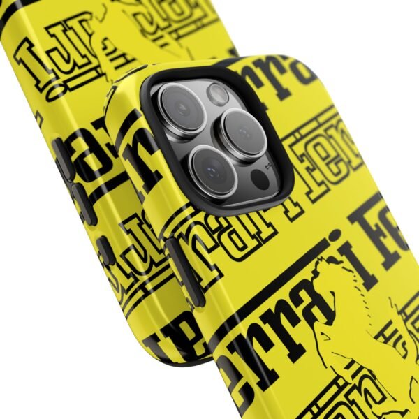1050563807170425090_4096.jpeg Ferrari Yellow Black Tough Phone Case