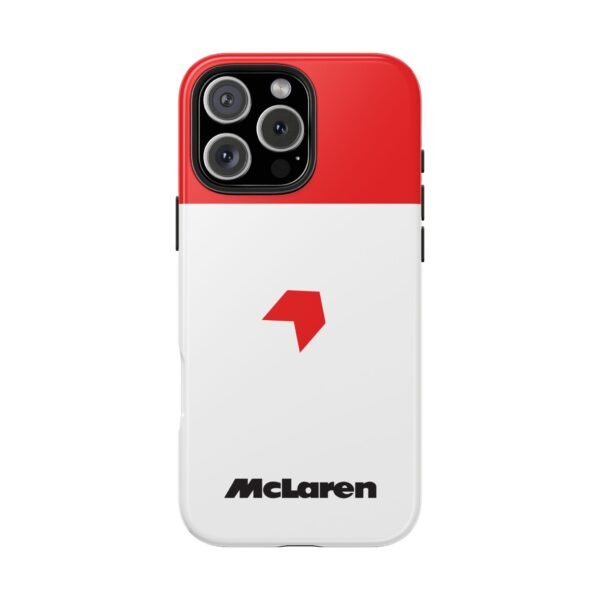 11006516847376944532_4096.jpeg Senna Retro Red White Phone Case