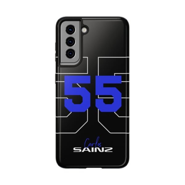 11170357670421883205_4096.jpeg Carlos Sainz 55 F1 2025 Sporty Phone Case