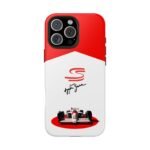 Senna McLaren Red White Phone Case