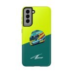 11882009685890661600_4096.jpeg Fernando Alonso F1 Helmet 2025 Phone Case