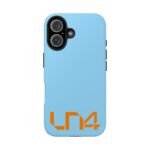 NOR Orange Pastel Blue Phone Case