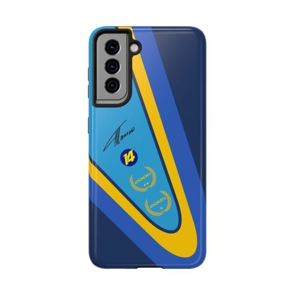 1195110121226023972_4096.jpeg Fernando Alonso Blue & Yellow F1 Champion Phone Case