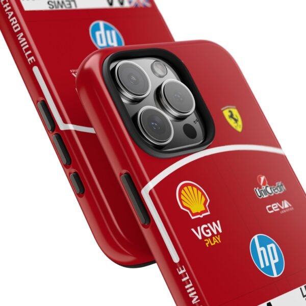 12224230116841146743_4096.jpeg Lewis Hamilton 2025 Ferrari Formula 1 Race suit inspired phone case for iPhone, Samsung Galaxy, and Google Pixel Devices