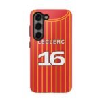12435610951376955942_4096.jpeg Leclerc Ferrari Football Jersey Phone Case
