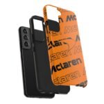 McLaren Orange Black Tough Phone Case
