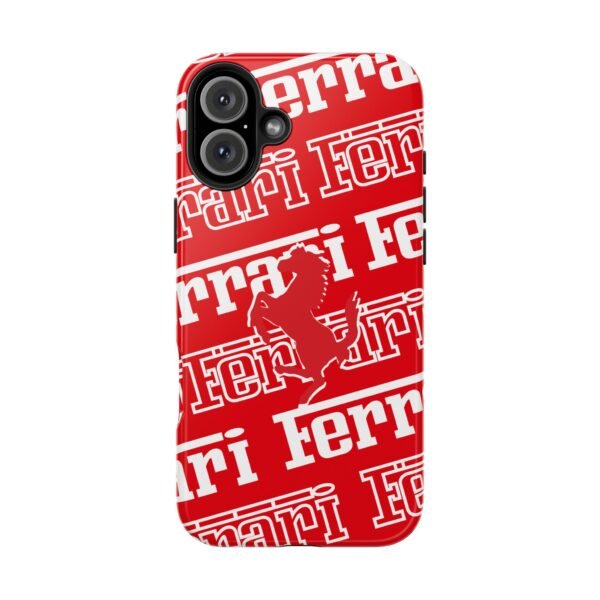12895647345872601630_4096.jpeg Ferrari Red White Tough Phone Case