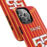 12975960536585529546_4096.jpeg Sainz Ferrari Football Jersey Phone Case