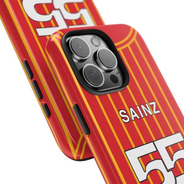 12975960536585529546_4096.jpeg Sainz Ferrari Football Jersey Phone Case