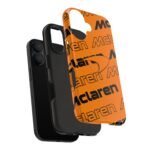 McLaren Orange Black Tough Phone Case