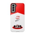 Senna McLaren Red White Phone Case