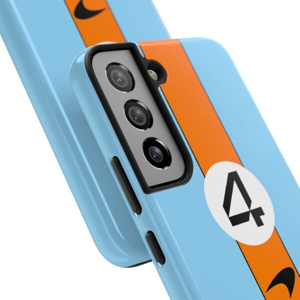 1369917354930131569_4096.jpeg NOR 4 Pastel Blue Orange F1 Phone Case