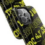 1371220276122314909_4096.jpeg NOR 04 Yellow Black Glossy Phone Case
