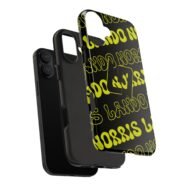 NOR 04 Yellow Black Glossy Phone Case