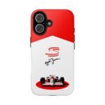 Senna McLaren Red White Phone Case