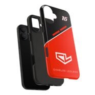 Leclerc Red Black Phone Case