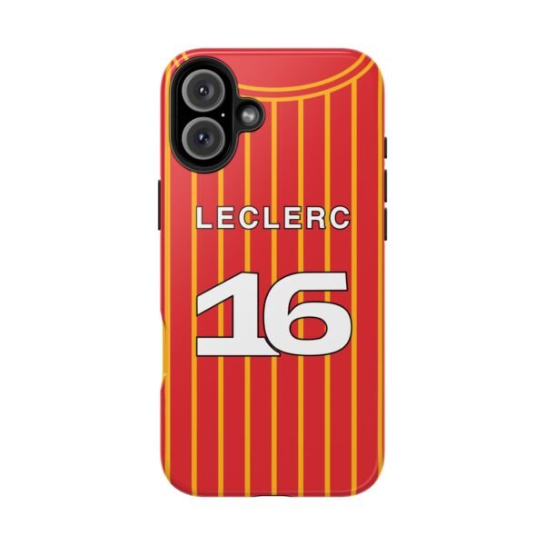 13845002762798429679_4096.jpeg Leclerc Ferrari Football Jersey Phone Case
