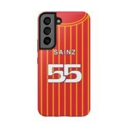 Sainz Ferrari Football Jersey Phone Case