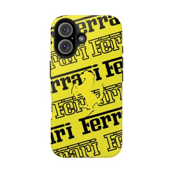 13888995565294023366_4096.jpeg Ferrari Yellow Black Tough Phone Case
