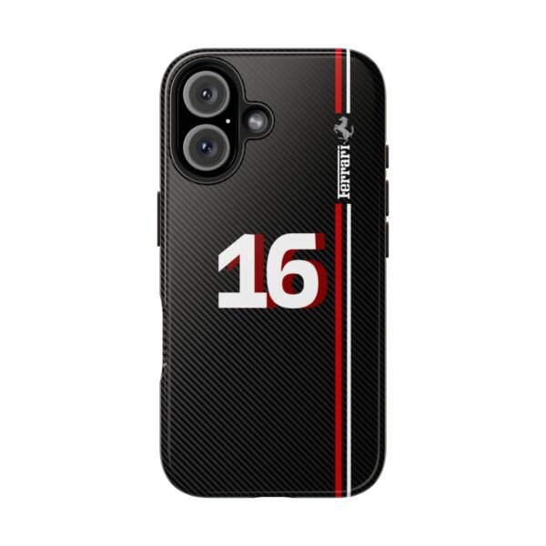 14139644620540482938_4096.jpeg Charles Leclerc 16 F1 2025 Carbon Fiber Phone Case