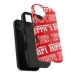 14189012753657269476_4096.jpeg Ferrari Red White Tough Phone Case