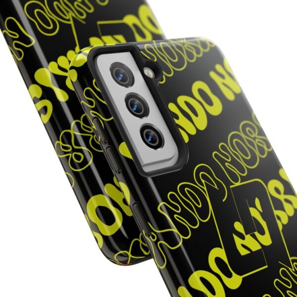 14243561201108905421_4096.jpeg NOR 04 Yellow Black Glossy Phone Case