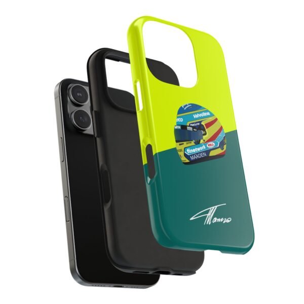 14349902659580263391_4096.jpeg Fernando Alonso F1 Helmet 2025 Phone Case