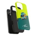 14377688853459465335_4096.jpeg Fernando Alonso F1 Helmet 2025 Phone Case