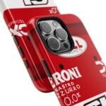 Charles Leclerc Back Helmet 2025 F1 Phone Case