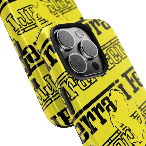 14544242196926703411_4096.jpeg Ferrari Yellow Black Tough Phone Case