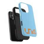 NOR Orange Pastel Blue Phone Case