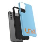 NOR Orange Pastel Blue Phone Case