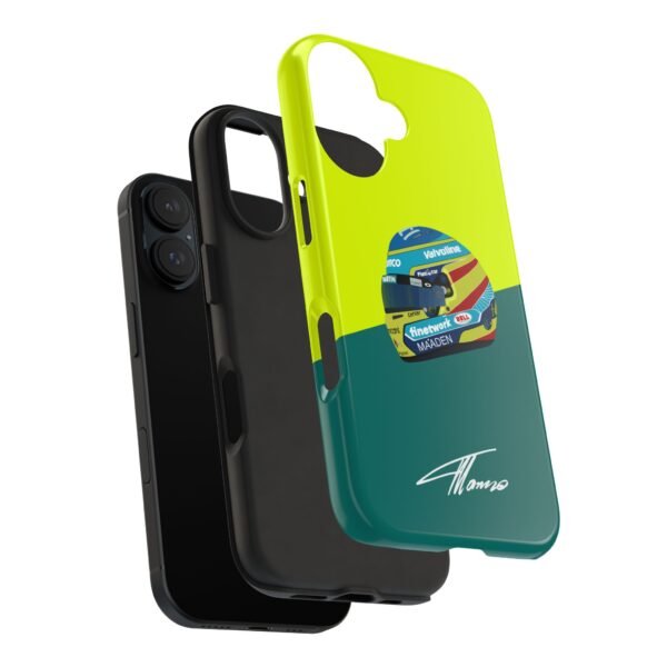 14757100606803865562_4096.jpeg Fernando Alonso F1 Helmet 2025 Phone Case