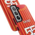 15008377318875055925_4096.jpeg Sainz Ferrari Football Jersey Phone Case