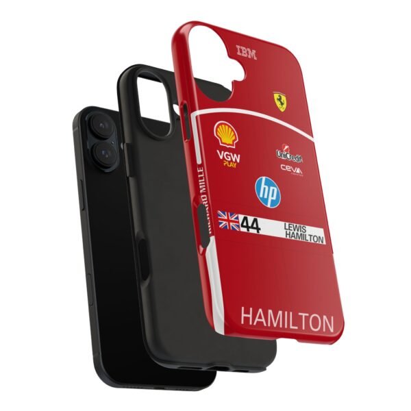 15018050011479256076_4096.jpeg Lewis Hamilton 2025 Ferrari Formula 1 Race suit inspired phone case for iPhone, Samsung Galaxy, and Google Pixel Devices
