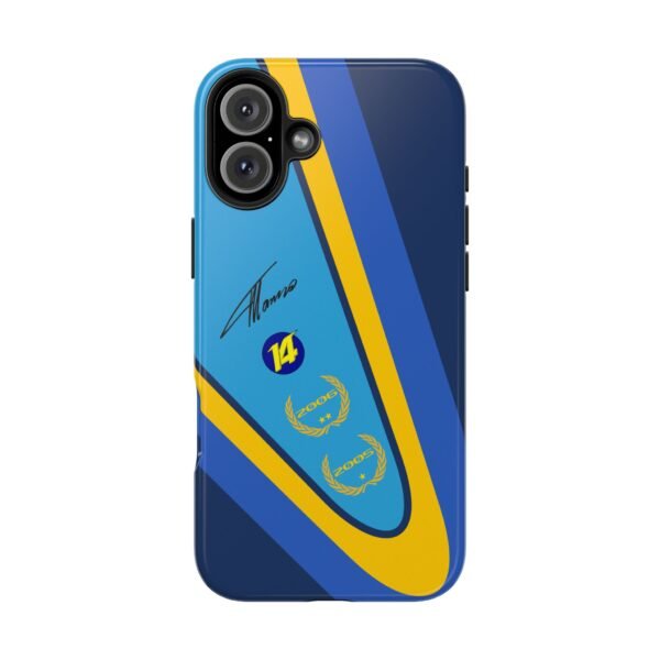 15648838410603601380_4096.jpeg Fernando Alonso Blue & Yellow F1 Champion Phone Case