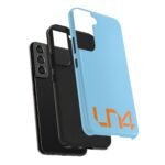 NOR Orange Pastel Blue Phone Case