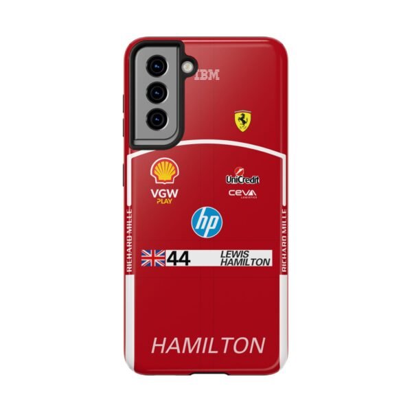 15825931384771837973_4096.jpeg Lewis Hamilton 2025 Ferrari Formula 1 Race suit inspired phone case for iPhone, Samsung Galaxy, and Google Pixel Devices