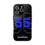 15860563062212289385_4096.jpeg Carlos Sainz 55 F1 2025 Sporty Phone Case
