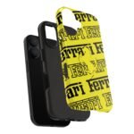 16062798341418541666_4096.jpeg Ferrari Yellow Black Tough Phone Case