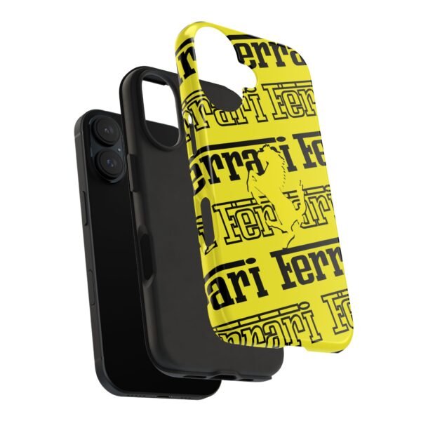 16062798341418541666_4096.jpeg Ferrari Yellow Black Tough Phone Case