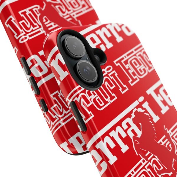 16159388385592153083_4096.jpeg Ferrari Red White Tough Phone Case