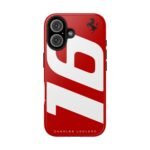 Leclerc Number 16 Red Phone Case