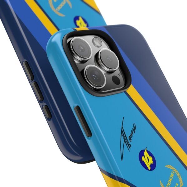 16414368383293401483_4096.jpeg Fernando Alonso Blue & Yellow F1 Champion Phone Case