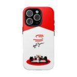 Senna McLaren Red White Phone Case